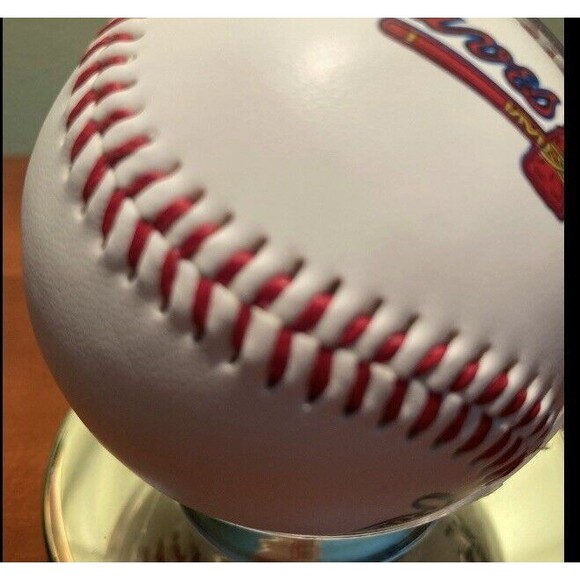 Atlanta Braves Commemorative MLB Braves 1997 Opening Day Baseball in Case - Picture 10 of 10